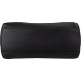Fendi Black Leather Mini Peekaboo Handbag