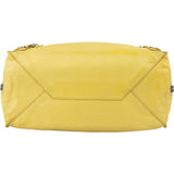 Balenciaga Leather Paper Look Side Zip Tote Handbag