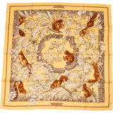 Hermès Casse Noisette Silk 90 Scarf Tuch