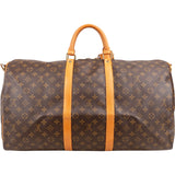 Louis Vuitton Monogram Canvas Keepall 55 Bandoulière Travel Bag