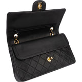 [🔄️B08 / F44] Chanel Quilted Lambskin Medium Double Flap Shoulder Bag - vintageandkickz