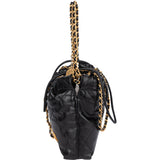 Chanel 22 Stitching Lambskin Small Drawstring Bag Handbag - vintageandkickz