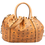 MCM Monogram Visetos Essential Hobo Drawstring Handbag
