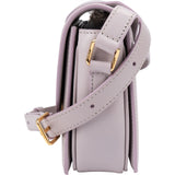 Celine Shiny Lilac Calfskin Teen Triomphe Crossbody Bag