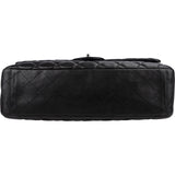 Chanel Quilted Lambskin Palladium Maxi Single Flap Crossbody Bag