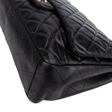 Chanel Quilted Lambskin Maxi Single Flap Crossbody Bag