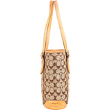 Coach Monogram Signature Hampton Bucket Tote Shoulder Bag