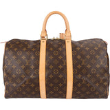 Louis Vuitton Monogram Canvas Keepall 45 Travel Bag