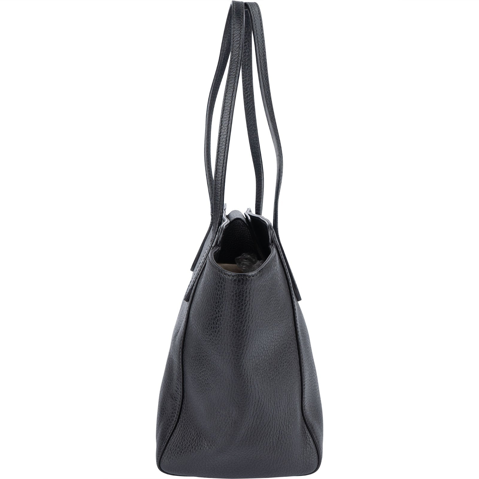 [🔄️B23 / F20] Gucci Grained Leather Swing Tote Crossbody Bag - vintageandkickz