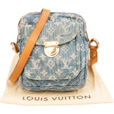 Louis Vuitton Monogram Denim Camera Crossbody Bag