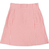 Christian Dior Pink Cotton Houndstooth Skirt (FR 36 / DE 34)
