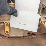 Chloé Grained Calfskin Marcie Double Carry Handbag