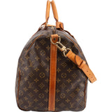 Louis Vuitton Monogram Canvas Keepall 60 Bandoulière Travel Bag