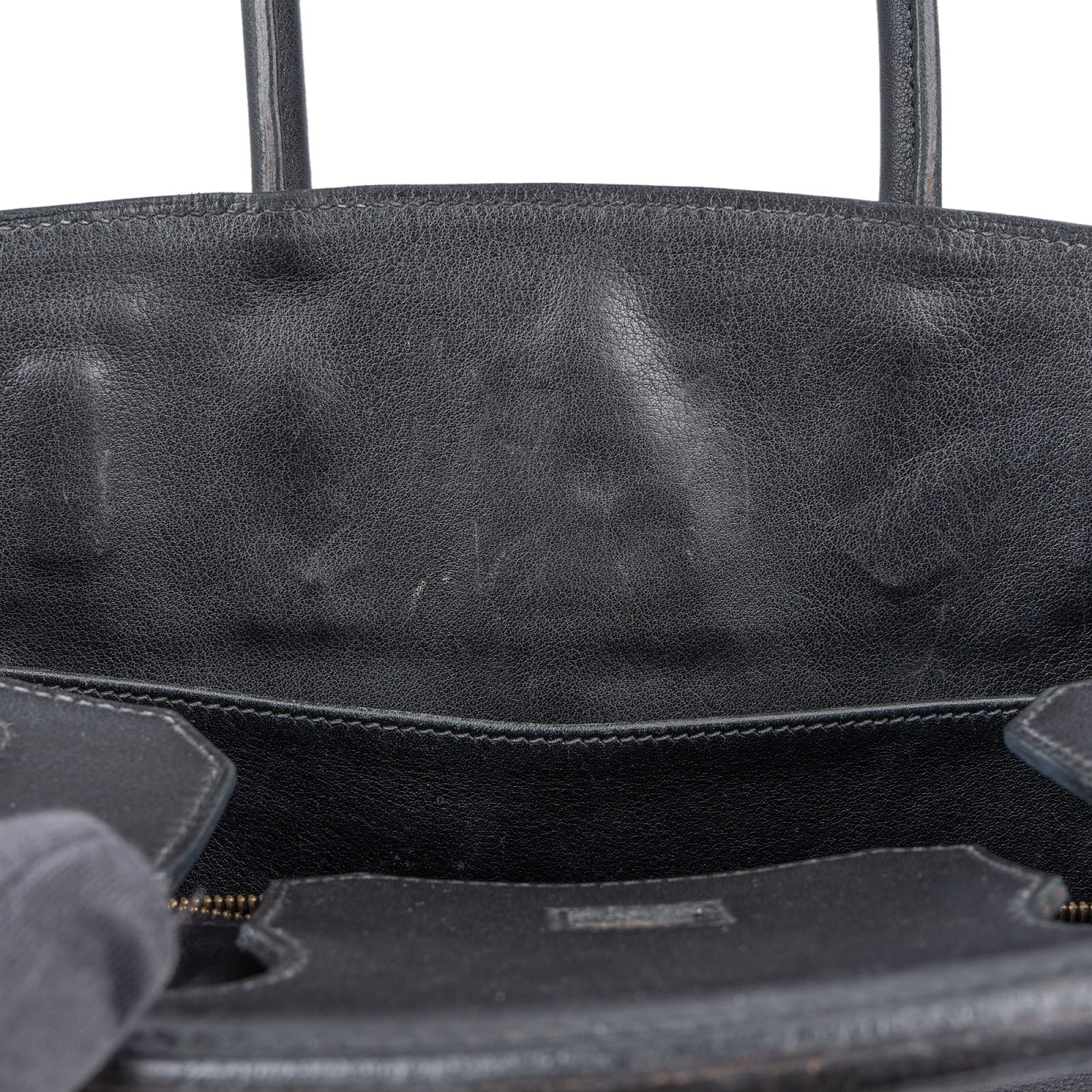 Hermès Noir Swift Leather Birkin 30 Handbag - vintageandkickz