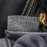 Céline Black Leather Luggage Handbag