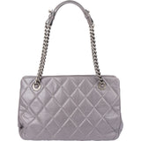 Chanel Quilted Glazed Calfskin Modern Chain Tote Shoulder Bag