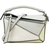 Loewe Tricolor Green Puzzle Mini Crossbody Handbag