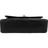 Chanel Quilted Lambskin 24K Gold Small Double Flap Shoulder Bag