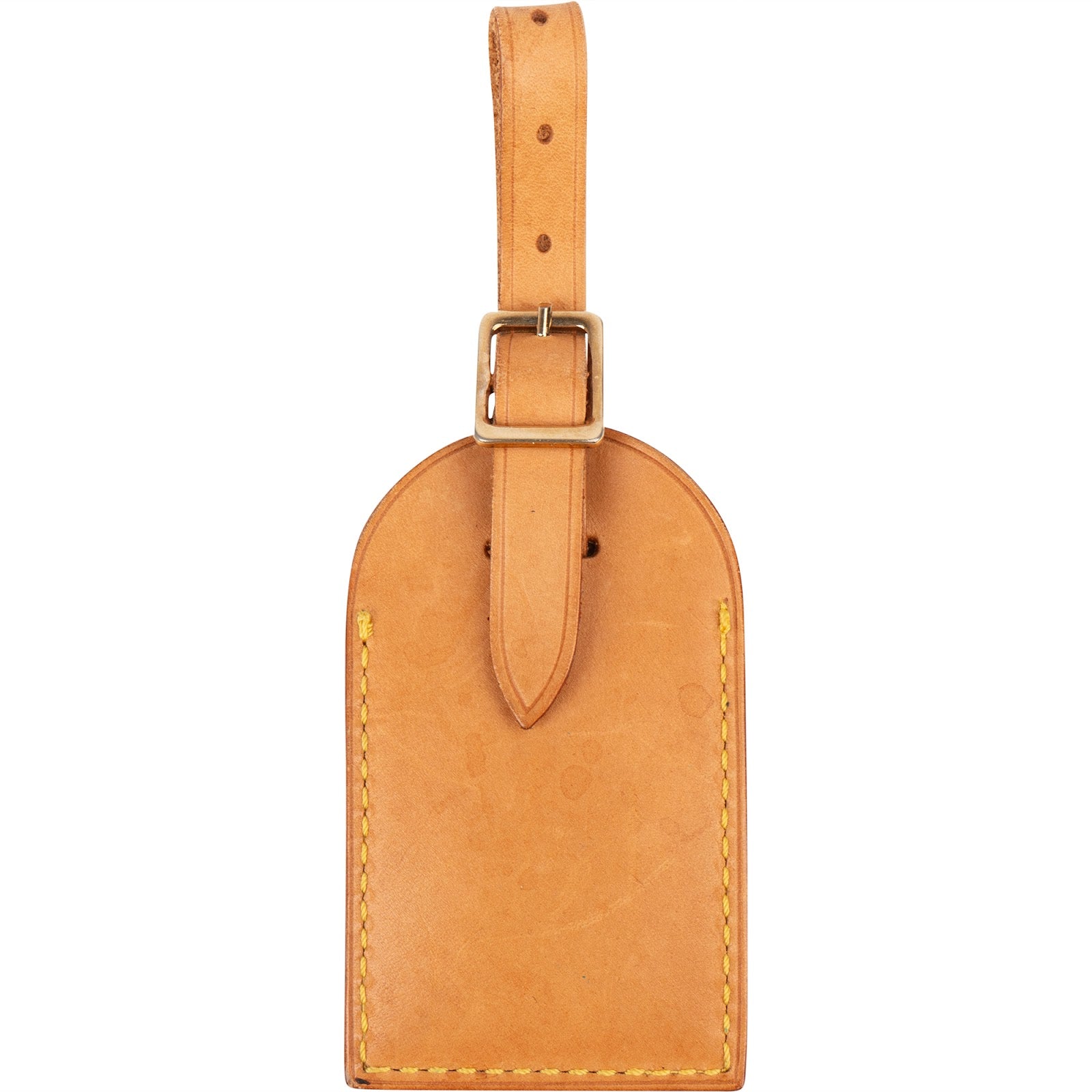 [🔄️B10 / F56] Louis Vuitton Vachetta Leather Luggage Tag - vintageandkickz