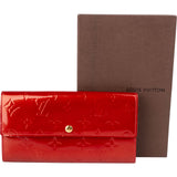 Louis Vuitton Monogram Vernis Leather Sarah Wallet