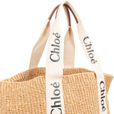 Chloé x Mifuko Raffia Large Woody Basket Shoulder Bag