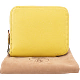 Hermès Yellow Epsom Leather Silk'in Azap Compact Wallet