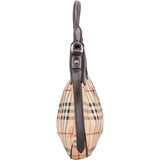 Burberry Haymarket Check Brooklyn Hobo Shoulder Bag