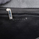 Chanel Quilted Caviar Leather Jumbo Single Flap Crossbody Bag