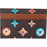 Louis Vuitton Monogram Chocolate Donut Double Card Holder Wallet
