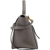 Céline Grey Leather Grained Calfskin Belt Bag Handbag