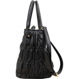 Prada Matelassé Nappa Leather Gaufre Small Tote Handbag
