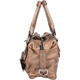 Chloé Bicolor Metallic Leather Studded Paddington Handbag
