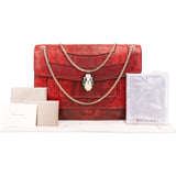 Bulgari Lizard-Embossed Leather Serpenti Forever Shoulder Bag