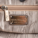 Salvatore Ferragamo Metallic Leather Marisa Gancini Handbag