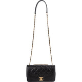 Chanel Quilted Lambskin Diana New Collection Single Flap Crossbody Bag