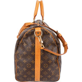 Louis Vuitton Monogram Canvas Keepall 50 Bandoulière Travel Bag