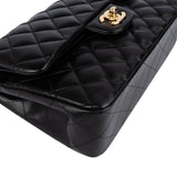 Chanel Quilted Lambskin Small Double Flap Shoulder Bag