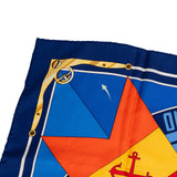 Hermès Sextants Silk 90 Scarf Tuch