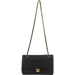 [🔄️B08 / F44] Chanel Quilted Lambskin Medium Double Flap Shoulder Bag - vintageandkickz