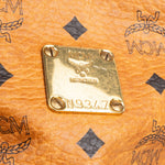 MCM Monogram Visetos Drawstring Bucket Crossbody Bag - vintageandkickz