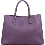 Prada Purple Saffiano Leather Galleria Large Tote Handbag