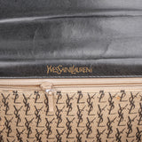 Yves Saint Laurent Vintage Studded Emblem Clutch Bag