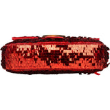 Fendi Red Sequin Limited Sex And The City Baguette Shoulder Bag