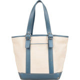 Coach Hamptons Weekend Straw Tote Handbag