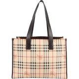 Burberry Haymarket Check Tote Shoulder Bag