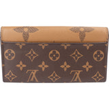 Louis Vuitton Canvas Monogram Giant Reverse Sarah Wallet