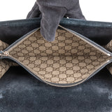 Gucci Monogram GG Supreme Canvas Suede Dionysus Shoulder Bag