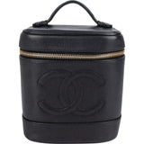 Chanel Caviar Leather Vanity Case Handbag