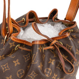 Louis Vuitton Monogram Canvas Sac Noé Petit Shoulder Bag