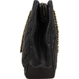 Chanel Quilted Lambskin Large CC Shopping Tote Shoulder Bag